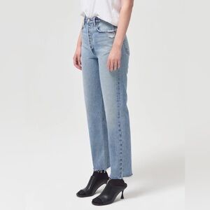 AGolde 90’s Pinch Waist High Rise Straight size 29 NWT
